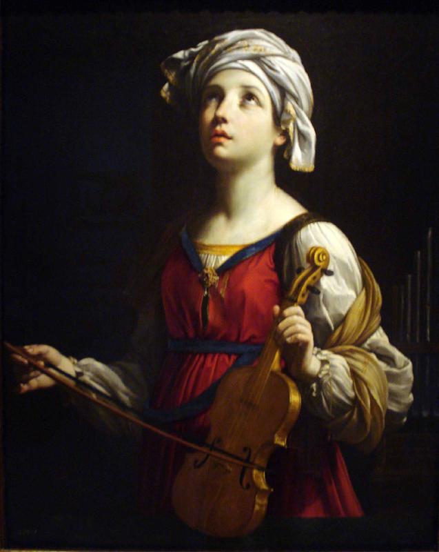 Guido Reni Saint Cecilia oil painting image